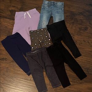 Bundle of 7 Kids' Assorted Leggings/pants Set